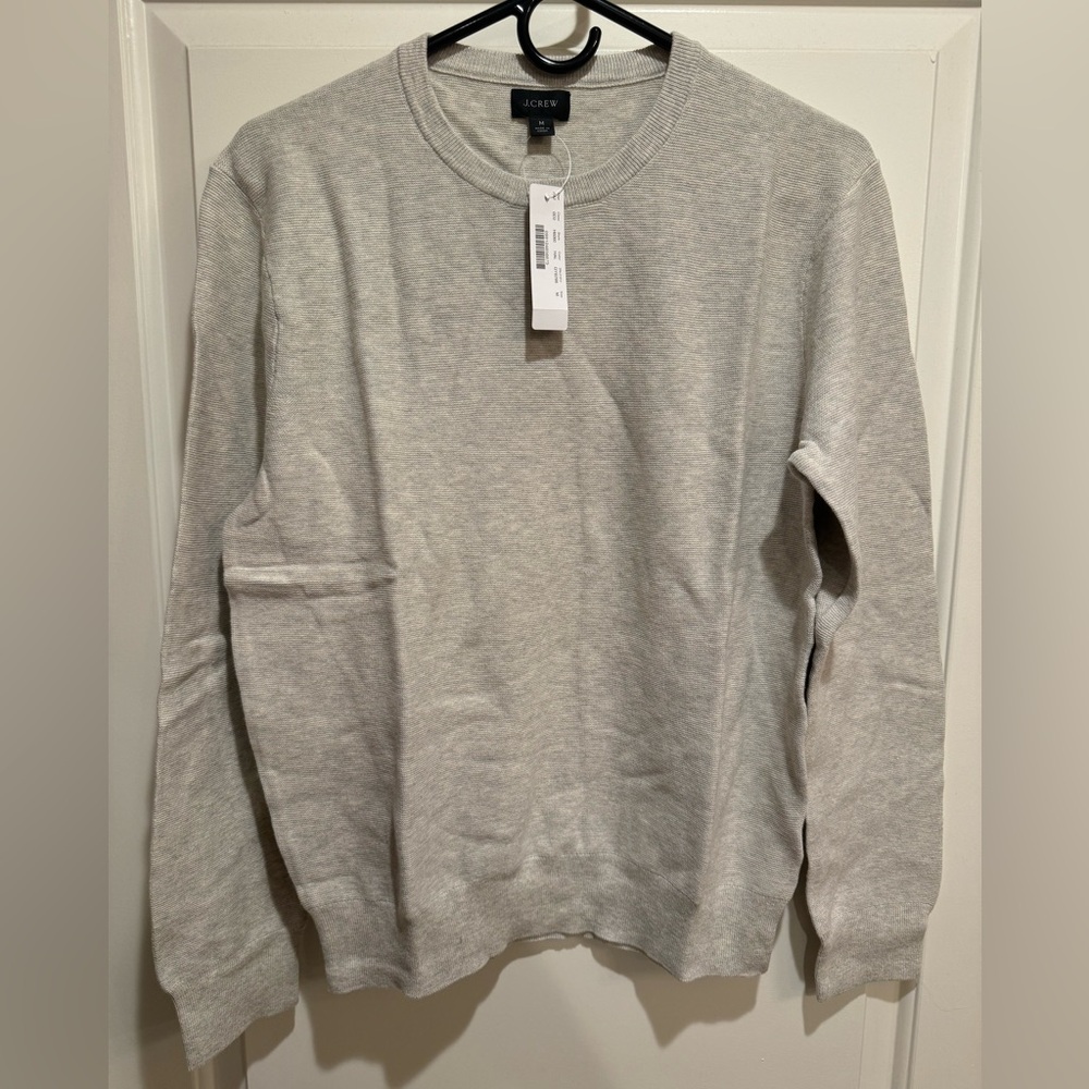 NWT J. Crew Men’s Gray Sweater Size M